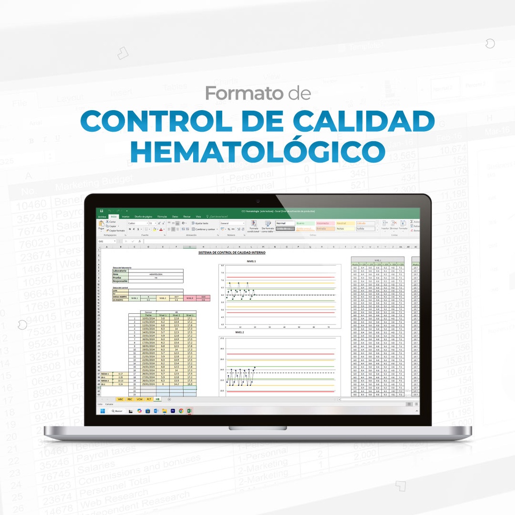 Formato de Control de Calidad Interno de Hematología