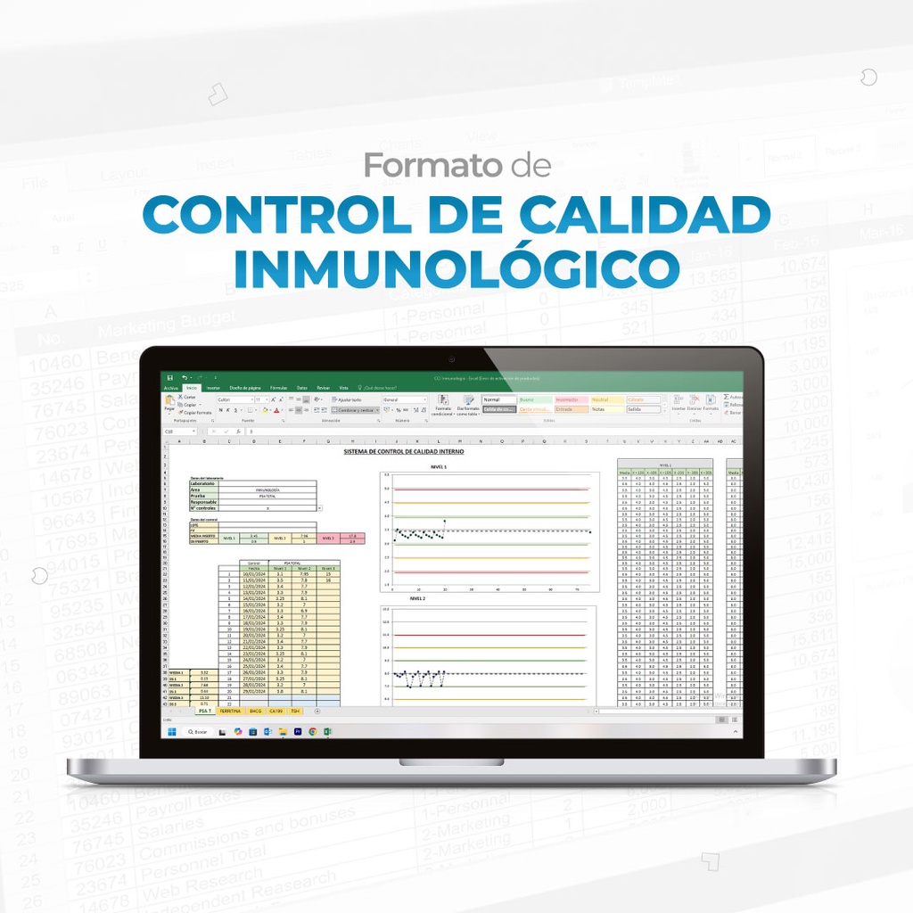 Formato de Control de Calidad Interno de Inmunología