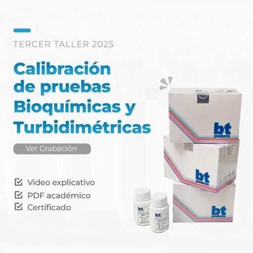 Calibración de Pruebas Bioquímicas y Turbidimétricas - 3er Taller 2025