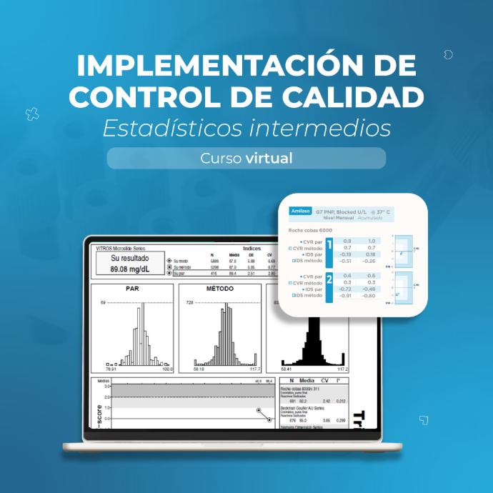 Implementación de Control de Calidad (CCI): Estadísticos Intermedios