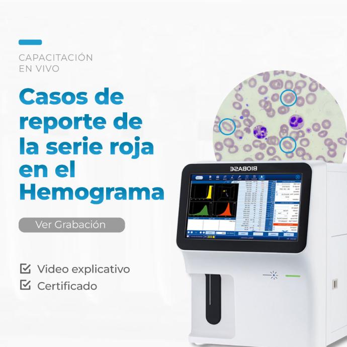 Casos de reporte de serie roja en Hemograma, serie de casos 2 - Taller Live 3 2025