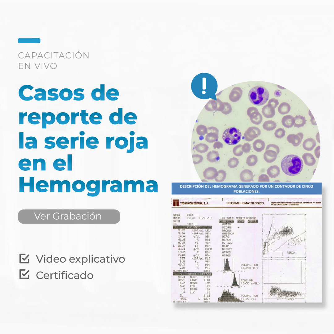 Casos de reporte de serie roja en hemograma, serie de casos 5 - Taller Live 7 2026
