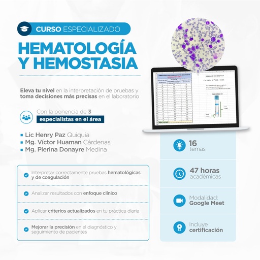 Curso especializado: Hematología y Hemostasia