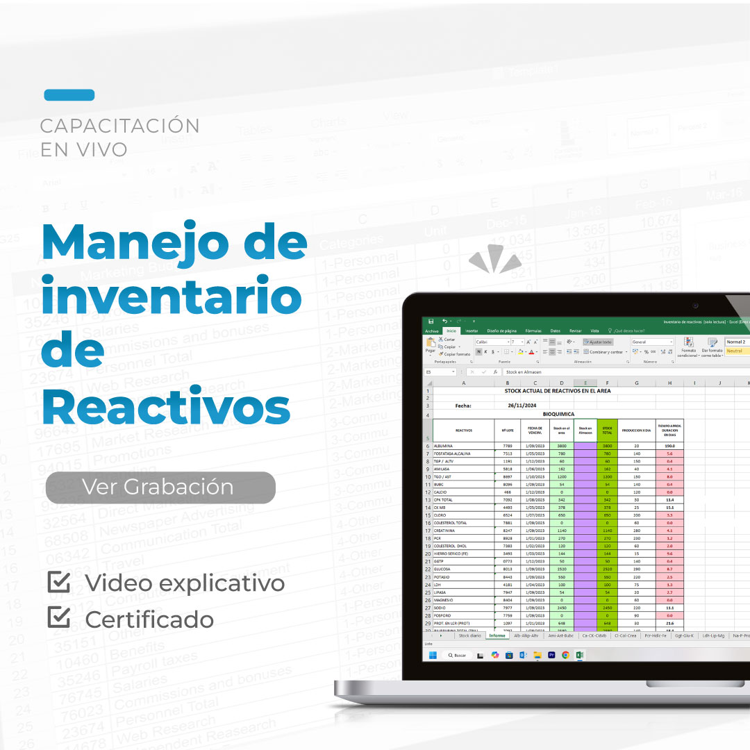 Manejo de Inventario de reactivos - Taller Live 8 2026