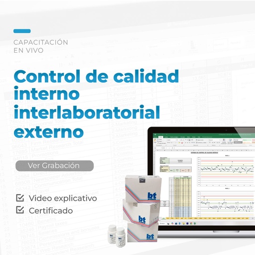 Control de Calidad interno, interlaboratorial y externo - Taller Live 11 2026